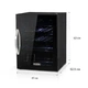 Холодильник витрина KLARSTEIN Beersafe XL Onyx 60 л (10032871) - изображение 9
