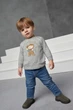 Комплект Levi's 2в1 для малюків: кофта та джинси Сіро-синій (424 set pvu grey (86 (18m)) - зображення 2
