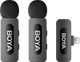 Беспроводной петличный микрофон Boya BY-V3 Lightning Black - изображение 2