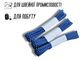 Резинка FROM FACTORY RRB білизняна синя Зіг-Заг 8мм/2.5м - зображення 6