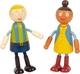 Zestaw figurek Small Foot Drewniany domek dla lalek rodzina z wózkiem inwalidzkim 7-11 cm 6 szt 5410392 (4020972123961) - obraz 4