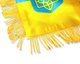 Прапорець FROM FACTORY UKQ на присосці з бахромою UKRAINE 12х8см - зображення 6