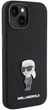 Панель Karl Lagerfeld Silicone Ikonik Metal Pin для Apple iPhone 15 Black (3666339165994) - зображення 4