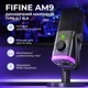 Мікрофон студійний/ для стрімінгу, подкастів Fifine AM9 - зображення 6