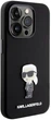 Панель Karl Lagerfeld Silicone Ikonik Metal Pin для Apple iPhone 15 Pro Black (3666339166014) - зображення 4