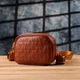 Сумка кросс боди через плечо женская из натуральная кожи Vintage leather-22899 Рыжяя - изображение 11