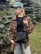Небольшая женская сумка с двумя ремешками из натуральной кожи Vintage bg230fash14 Черный - изображение 15