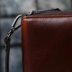 Кошелек мужской кожаный для карточек Vintage leather-23064 Коричневый - изображение 12
