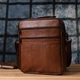 Сумка планшет через плечо мужская из натуральная кожи Vintage leather-23025 Светло-коричневая - изображение 13
