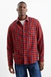 Рубашка в клетку regular fit C&A 22232912c50 M красный (100003474) - изображение 1