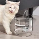 Поїлка для котів та собак фонтан 1,5л NPET WF050TP 15,5*15 см з фільтром, насосом та набором для очищення, прозорий - зображення 1