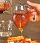 Диспенсер для меда 200 мл Honey Dispenser 10 х 15 х 8 см из небьющегося, пищевого акрила, прозрачный - изображение 2