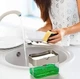 Дозатор для рідкого мила 385 мл Soap Pump Sponge Caddy (0115) 16,5 х 14,5 х 9,5 см, пластиковий, сірий - зображення 8