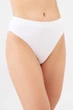 Труси бразиліана жіночі безшовні в рубчик Giulia BRASILIAN BRIEFS RIB S/M White, Жіночі труси - зображення 2