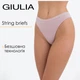 Трусики стринги женские бесшовные Giulia STRING BRIEFS COLOR S/M Pink-burnished lilac, Женские трусики-стринги - изображение 1