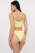 Труси бразиліана жіночі безшовні Giulia BRASILIAN BRIEFS COLOR S/M Yellow-charlock, трусики з мікрофібри - зображення 5