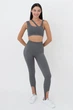 Топ жіночий із асиметричними бретелями Giulia TOP RIB CO M/L Grey-graphite, Топи на широких бретелях - зображення 4