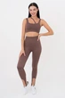 Топ женский с ассиметричными бретелями Giulia TOP RIB CO M/L Brown-chocolate, Топы на широких бретелях - изображение 4