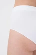 Высокие бесшовные женские трусики брифы Giulia MIDI BRIEFS L/XL White, из микрофибры, бельё повседневное - изображение 6
