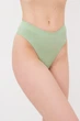 Трусы бразилиана женские бесшовные в рубчик Giulia BRASILIAN BRIEFS RIB S/M Green-kohlrabi, Трусы бразилиана с высокой посадкой - изображение 2