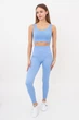 Бесшовный топ в рубчик на широких бретелях Giulia TOP RIB S/M Blue-lacecap hydrangea, Топ бесшовный на широких бретелях - изображение 5