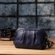 Сумка кросс боди через плечо женская из натуральная кожи Vintage leather-22897 Темно-синяя - изображение 11
