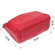 Женская кожаная сумка с двумя удобными ремешками Vintage 22927 Красный - изображение 3