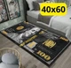 Стильний та зносостійкий килим для дому 40х60 "100 доларів" KT7001751 - зображення 1