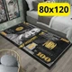Стильний та зносостійкий килим для дому 80х120 "100 доларів" KT7001755 - зображення 1