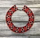 Колье-силянка из чешского бисера HatynkaUA Necklace 40 см Разноцветный (SUN999_17) - изображение 2