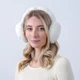 Хутряні навушники жіночі LuckyLOOK Мінк One Size Білий 929-678 - зображення 4