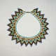 Кольє-силянка із чеського бісеру HatynkaUA Geometric Traditional Necklace 48 см Різнокольоровий (SUN999_05) - зображення 1