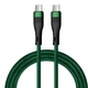 Кабель XON SmartCable Type-C - Type-C PD 100W 2м MaxCharge Зеленый (SC302C1W2G 3343) - изображение 2