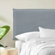 Изголовье для кровати COSAS Rodos Cashmere 60x98 см Стальной - изображение 4