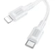 Кабель синхронизации Borofone BX111 PD27W/3A Type-C to Lightning 1 м White (35624_3462263) - изображение 1
