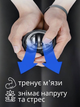 Гироскопический кистевой тренажор GURO BALL еспандер для кистей пальцев рук запястья Art Planet черный + пружинный кистевой эспандер в подарок - изображение 6