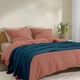 Плед-покривало кіска COSAS 240х260 см Ocean Knitted Braid Смарагдовий - зображення 5