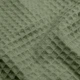 Плед-покрывало вафельное COSAS 230х240 см Olive Greek Waffle Оливковый - изображение 4