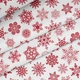 Ранер на стол COSAS SNOWFLAKES 40х150 см Красно-белый - изображение 8