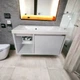 Пластиковая тумба подвесная The MIX Адонис с покрытием HPL 3103 gloss 80х60х45 см - изображение 7