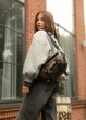 Жіноча сумка Sambag Tirso Max Темно-коричневий 38Х21 см (80411020) - зображення 5