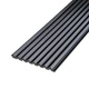 Декоративная стеновая рейка Sticker Wall PS Черный 2900x120x11 мм (SW-00002148) - изображение 2