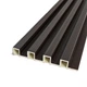 Декоративная стеновая рейка Sticker Wall WPC Венге 160x3000x23 мм (SW-00001537) - изображение 2