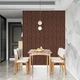 Декоративная стеновая рейка Sticker Wall PS Коричневый 2900x120x12 мм (SW-00001737) - изображение 4