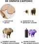 Картонный 3D пазл-конструктор Cartonic 3D Puzzle Capybara (CARTCAPY) - изображение 5