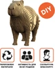 Картонный 3D пазл-конструктор Cartonic 3D Puzzle Capybara (CARTCAPY) - изображение 7
