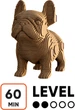 Картонний конструктор Cartonic 3D Puzzle Bulldog Puppy 63 елементи (CARTMNBULL) - зображення 10