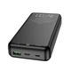Зовнішній акумулятор HOCO J87A Tacker PD20W+QC3.0 power bank(20000mAh) Black - изображение 2