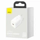 Мережевий зарядний пристрій Baseus Super Si Quick Charger 1C 25W EU White - изображение 3