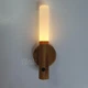 Светильник настенный LED с датчиком движения Induction lamp, беспроводная аккумуляторная LED лампа-ночник под дерево с теплым светом и магнитным креплением, для спальни, коридора, декора Светлое дерево AND-850-LightWood - изображение 9